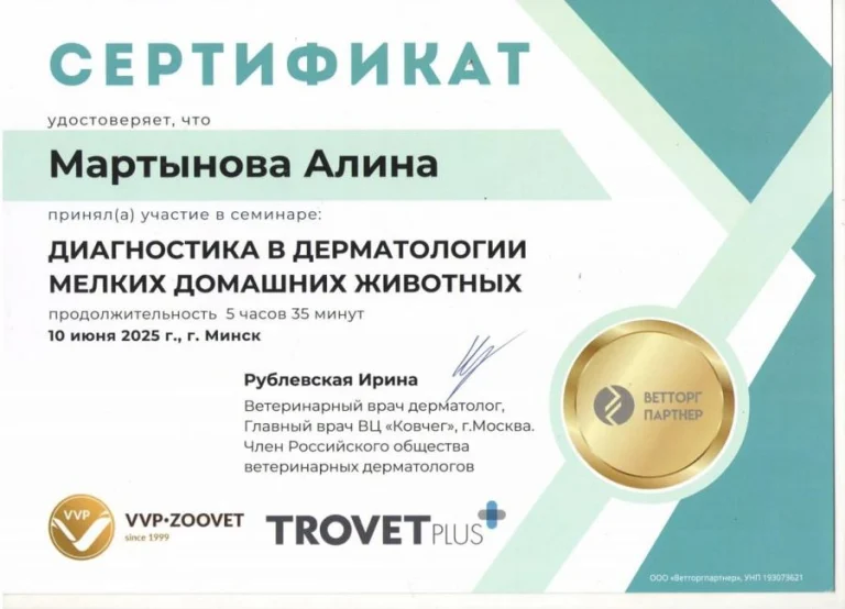Документ: Мартынова А. Б.