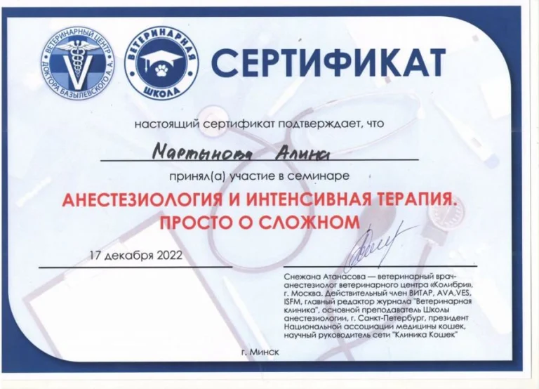 Документ: Мартынова А. Б.